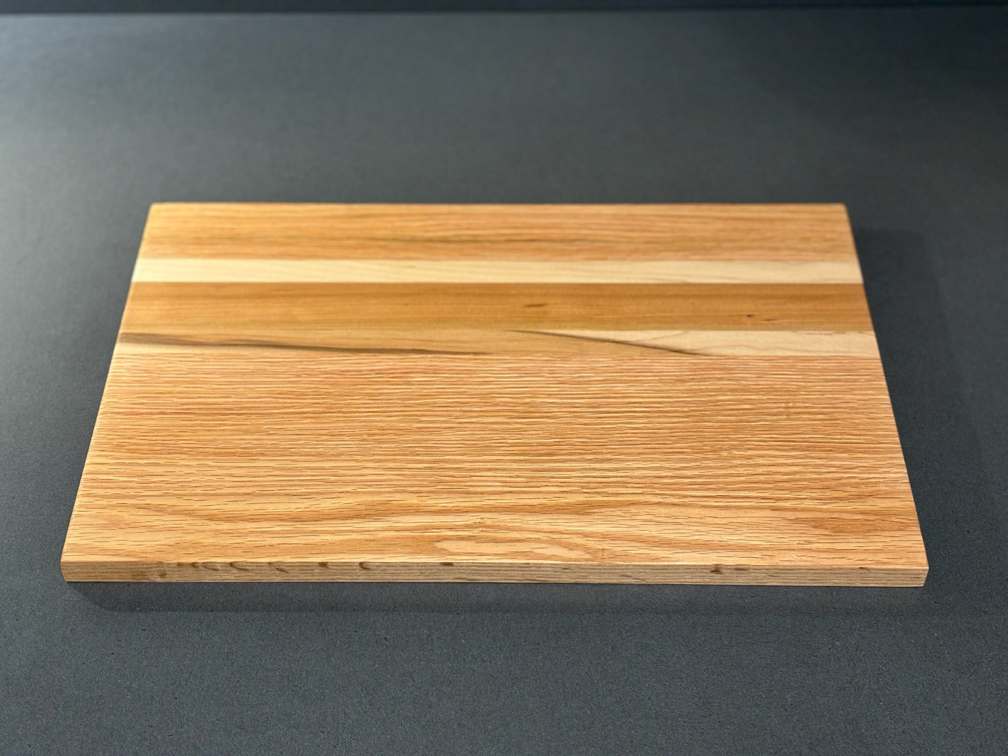 Medium Cutting Board- Oak, Cherry and Ambrosia Maple