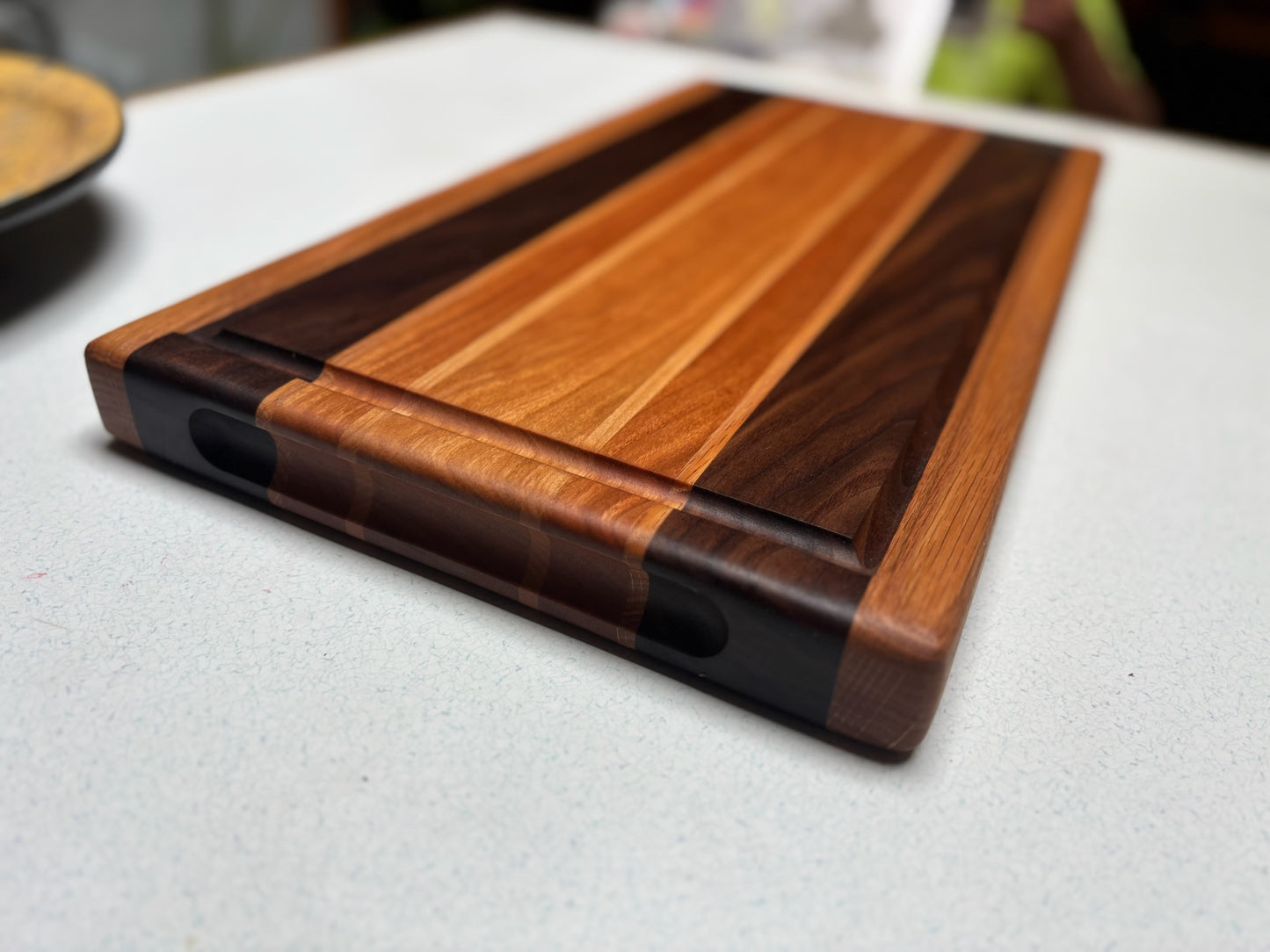 Medium Butcher Block- Cherry,Black Walnut, Red Oak and Hard White Maple Accents