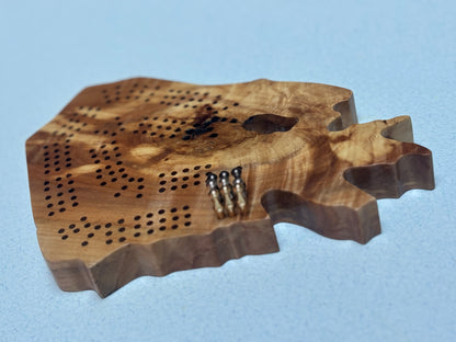 Custom Stanley Lake Cribbage Board