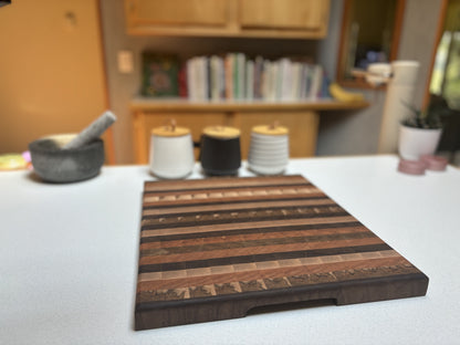 End Grain Mosaic Cutting Board