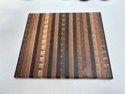 End Grain Mosaic Cutting Board