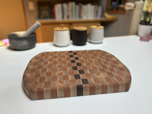 Checkered End Grain Cutting Board