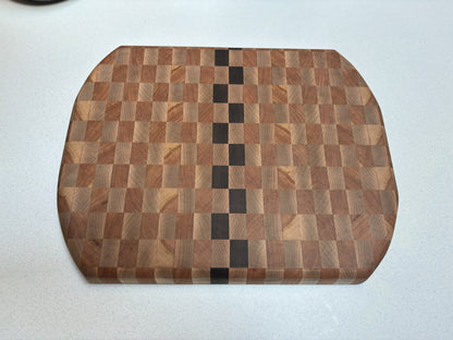 Checkered End Grain Cutting Board