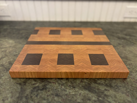 Cherry & Black Walnut Eye Cutting Board