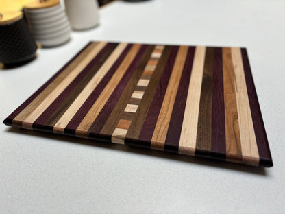 Multi Stripe Charcuterie Board