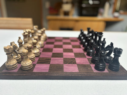 Chess Board- Purple Heart & Wenge
