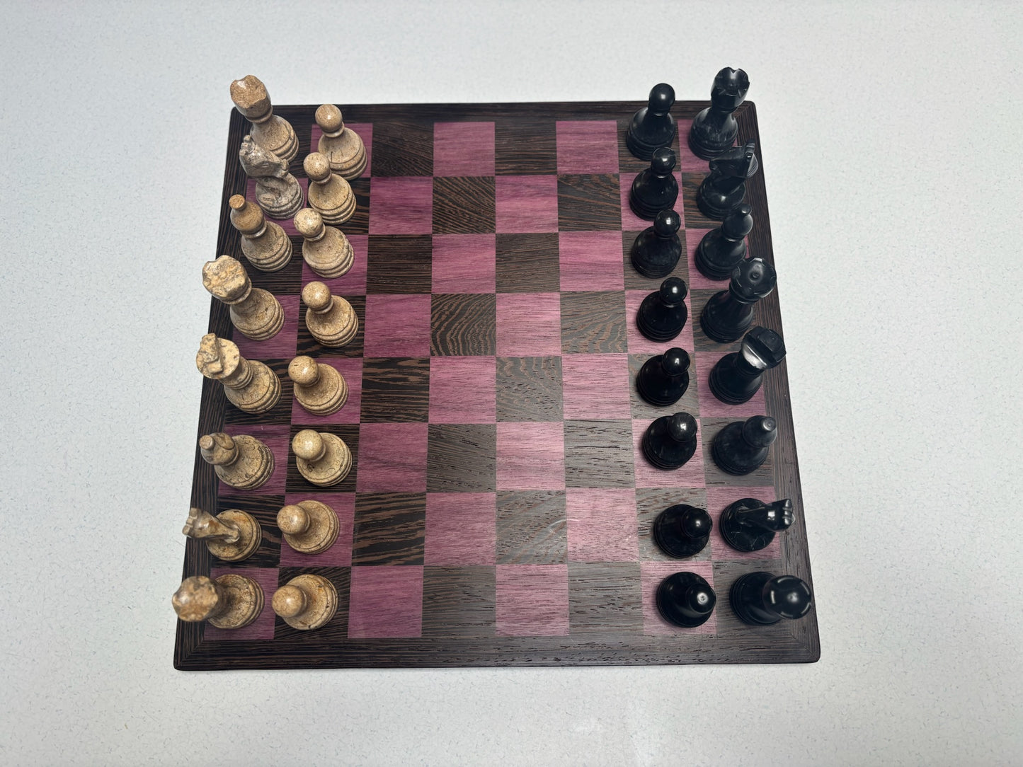 Chess Board- Purple Heart & Wenge