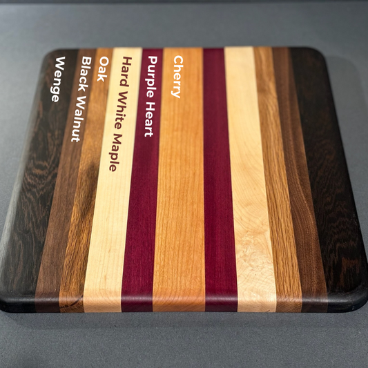 The Six - Multi Wood One of a Kind Cutting Board