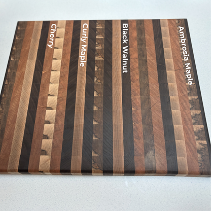 End Grain Mosaic Cutting Board